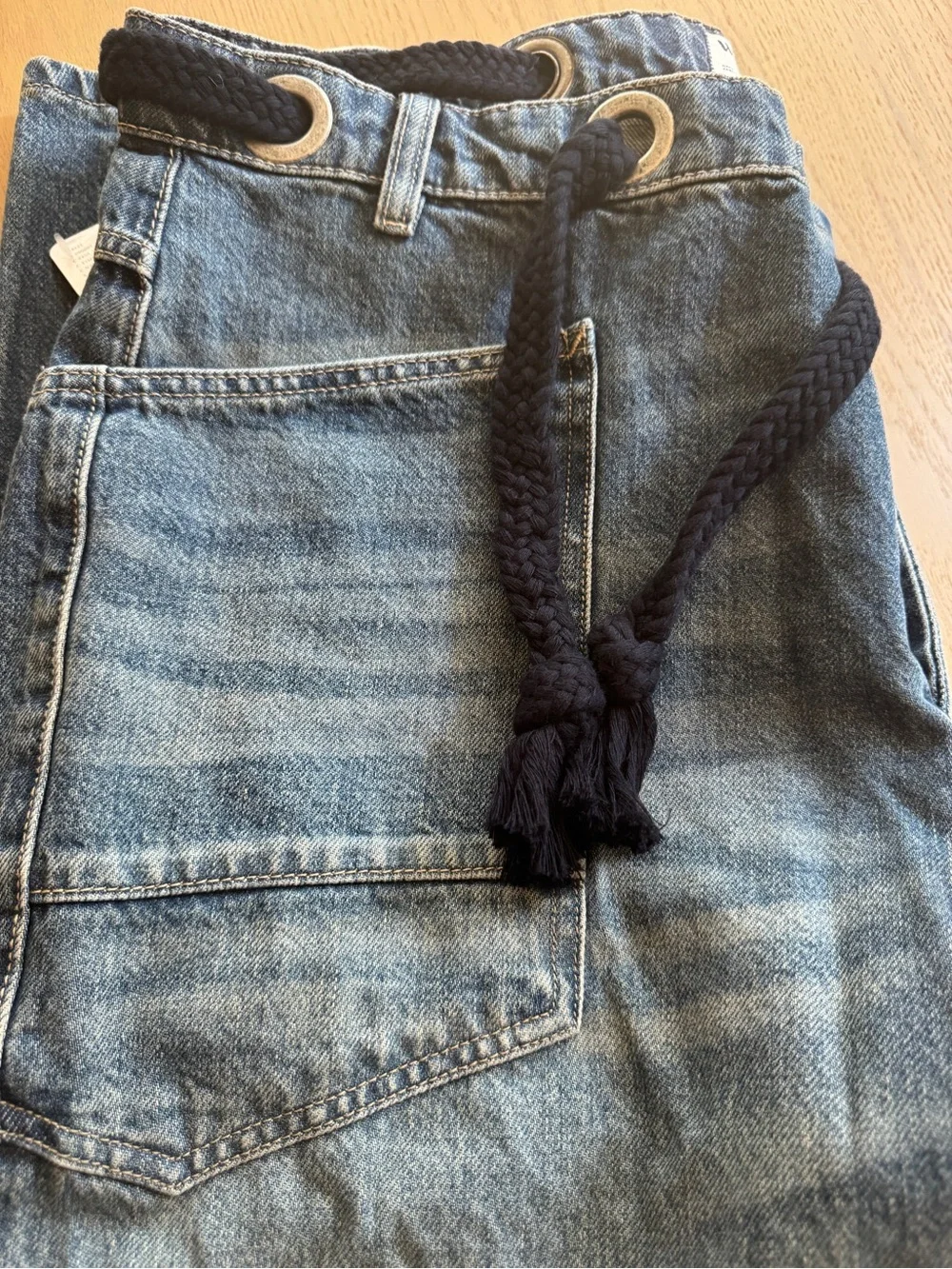 We The Free Moxie Pull-On Barrel Jeans Size 31 Free People NWT
